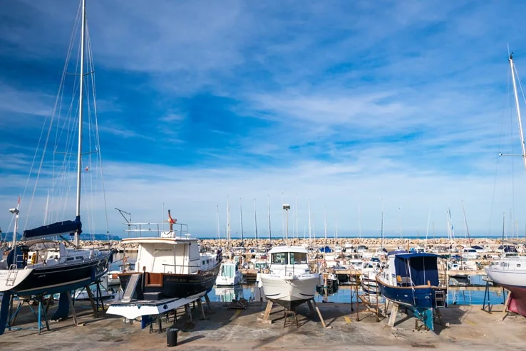 Le port de Colònia de Sant Pere · illustration, hors marché
