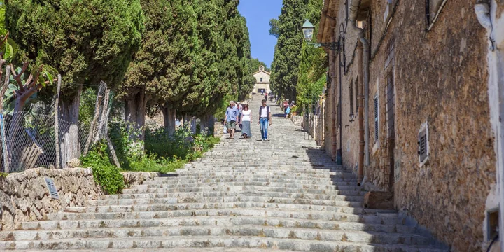L’escalier du Calvari à Pollença