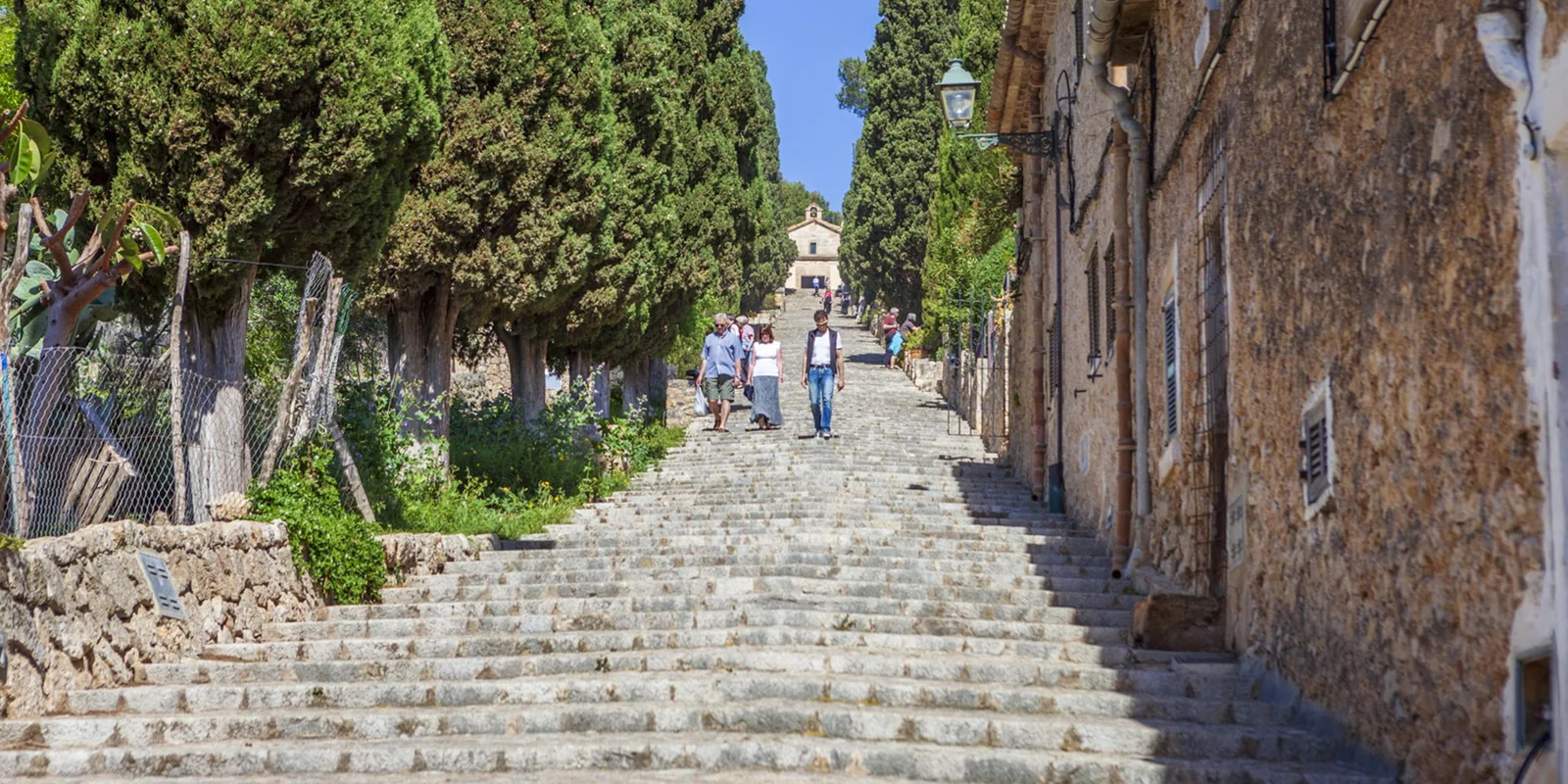 L’escalier du Calvari à Pollença